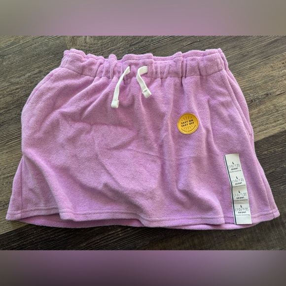 NWT Girls French Terry Skort purple - Cat & Jack Large 10 -12 skirt - Picture 1 of 3